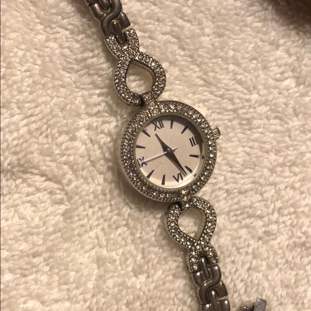 Silver woman’s wrist watch